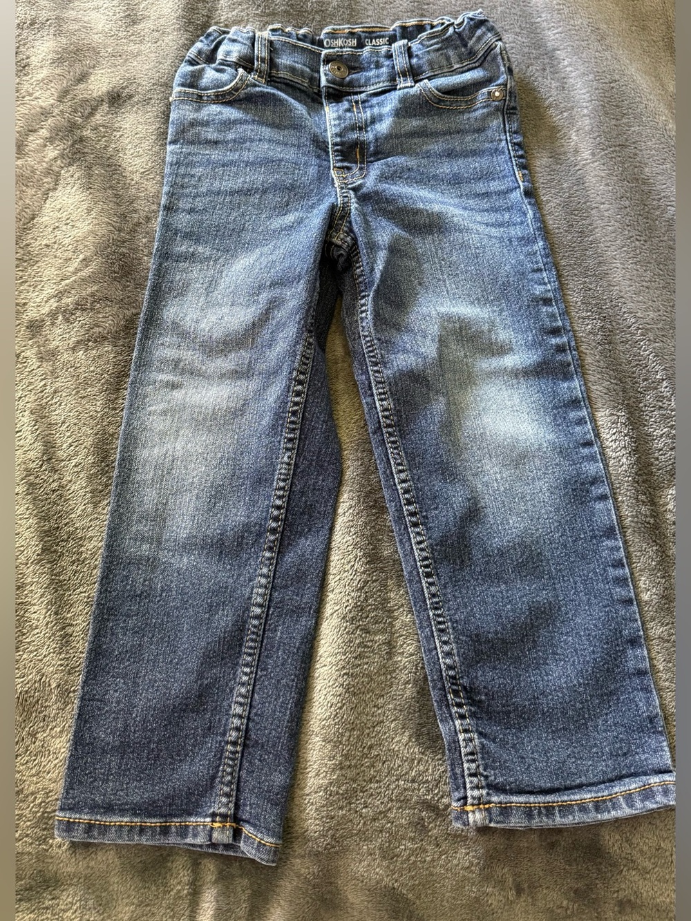 OshKosh B'gosh Boys Straight-Leg Medium Blue Jeans 4T